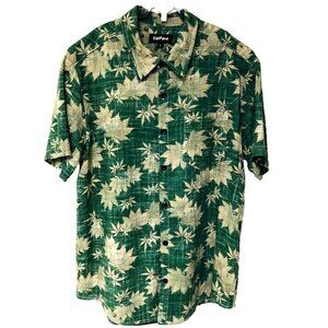 VatPave Hawaiian‎ Shirt Men's M Button Down Aloha Pocket Tropical Beach Cruise